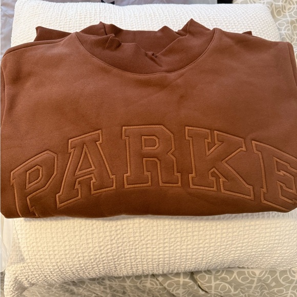 Parke Monochrome Mocha Mockneck - Picture 4 of 5